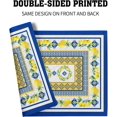thumbnail image 5 of Lemon Summer Table Placemats for Dining 12 x 18 Inch Set of 4，Blue Yellow Boho Heat-Resistant Washable Table Non-Slip Rectangle Place Mat for Seasonal Party Kitchen Dining Table Decor, 5 of 8