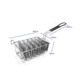 thumbnail image 1 of Taco Deep Shell Fryer Taco Holder Fried Handle frying Basket Container Stand 6 Shells, 1 of 9