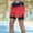 (Casual 149)Red, variant on Summer Shorts for Men Solid Color Breeches Fashion Casual Running Lining Drawstring Pockets Exercise Short Pants
