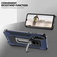 thumbnail image 3 of IBAOLE for Huawei P30 Lite Case Rugged Military Dual Layer Huawei P30 Lite Case with Screen Protector Metal Kickstand Heavy Duty Full Protection Shockproof Case for Huawei P30 Lite,Blue Blue -, 3 of 7