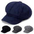 thumbnail image 3 of AYYUFE 3PCS Women Woolen Hat Fashion Easy Autumn Winter Warm Fashion Woolen Casual Beret Newsboy Cap French Beret Wool Solid Color Hat, 3 of 6