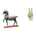 thumbnail image 1 of Figura de caballo, escultura animal, estatua coleccionable, escultura, gesto de la mano, estatuas, figuras, adorno de resina, adecuado para regalar, d, 1 of 8