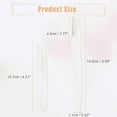 thumbnail image 3 of Unique Bargains 6pcs Eyebrow Razor for Women Foldable Facial Razor Stainless Steel Eyebrow Trimmer Leveling Tool White, 3 of 7
