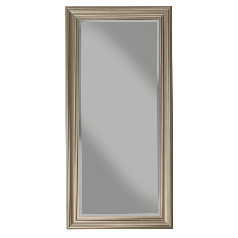 Elegant Antique Silver Full Length Leaner Mirror