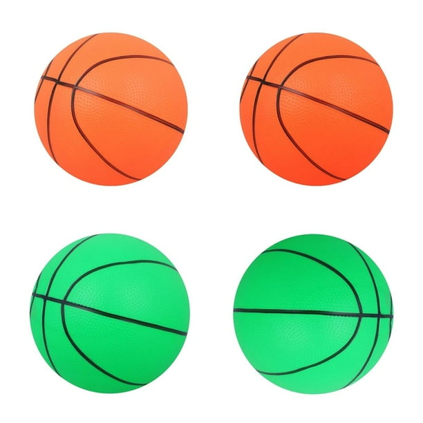 4 Unids / Pack 6 "pelota De Baloncesto Inflable Para Niños, Juguete Deportivo Interior Al