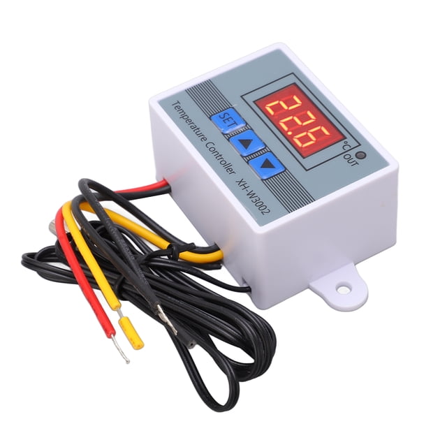 Temperature Controller, Non Toxic Easy To Use Electronic Digital Thermostat Switch Shock Resistant With Waterproof Probe For Air Conditioning Systems ANGGREK Otros