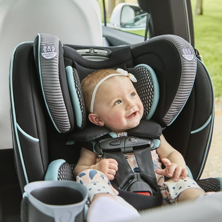 Evenflo EveryFit/All4One 3-in-1 Convertible Car Seat w/Quick Clean Cover  (Latitude Gray) - Walmart.com