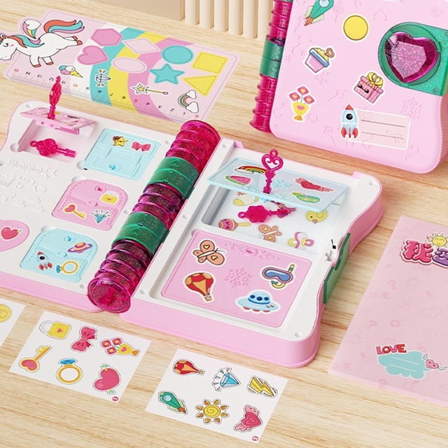 Libro de Sorpresa Mógica, Secret Surprise Girl Diary Plastic para la Vida Diaria