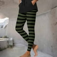 thumbnail image 4 of Women's Halloween Leggings Stretchy Stripe Printed Legging Tights High Wasit Soft Holidays Pants 2025 Trendy, 4 of 8
