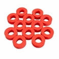 thumbnail image 2 of DHALL Lisseur & Boucleur Sans Chaleur 12 Pcs Éponge en Forme de C Boucleurs Réutilisables pour Cheveux Longs 7X2.5 cm (Vert, Jaune, Rouge, Vert), 2 of 9
