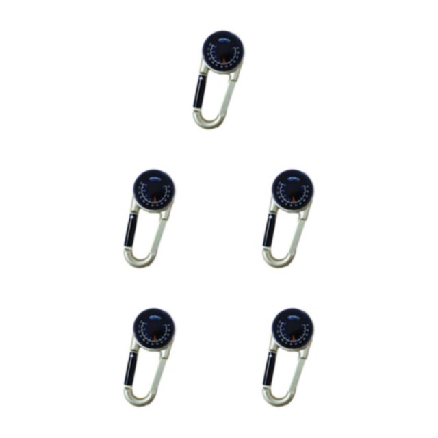 Youkk Mousqueton de Randonnée Multifonctions Léger pour les Aventures en Plein Air Durable et Fonctionnel en Aluminium Champagne 5Set