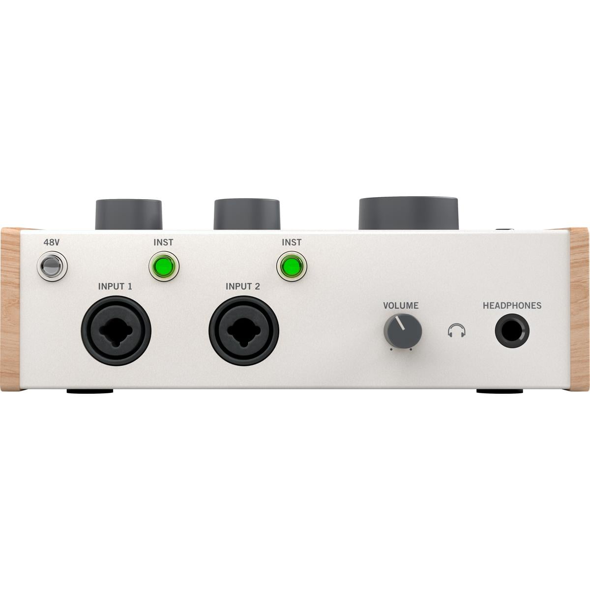 Universal Audio Volt 276 Portable 2x2 USB Type-C Audio/MIDI Interface with Built-In Compressor, Bundle with TAPH100 Headphones and 2x 25' XLR Microphone Cable