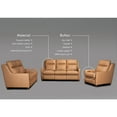 thumbnail image 5 of Power Recline Sofa Set Genuine Top Grain Leather Triple-Motor Reclining Couch Set Zero-Wall Reclining Sofa with Adjustable Headrest and Lumbar, 3 Piece Living Room Set, 5 of 5