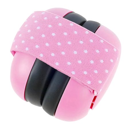 TELOLY Baby Headphones for Noise,Small Size and Light Weight Toddler Headphones for 2 Year Old,Comfortable Touch Baby Ear Muffs Noise Protection,Pink