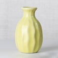 thumbnail image 3 of Leonard Flower Vase Shelf Decor Table Decor Vases for Decor Shelf Decor Accents Ceramic Vase Retro Decor Modern Farmhouse Decor Table Decorations for Living Room Fireplace Decor Small Vase Yellow, 3 of 7