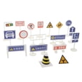 thumbnail image 1 of Accesorios De Juguetes Para Automóviles Señales De Tráfico Conocimiento Del Tráfico Aprendizaje Diversión De Simulación Yotijar Juguete Playset de señales de tráfico, 1 of 10