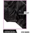 thumbnail image 5 of Steve Madden Girls Puffer Jacket Insulated Quilted Long Length Winter Parka Long Puffer Jacket, 5 of 7