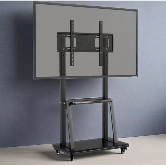 JYXOIHUB Interactive Whiteboard Stand Pro | 40-86 Inch, Shock-Absorbing Wheels, Gunmetal Finish，Design for Classroom Home Office