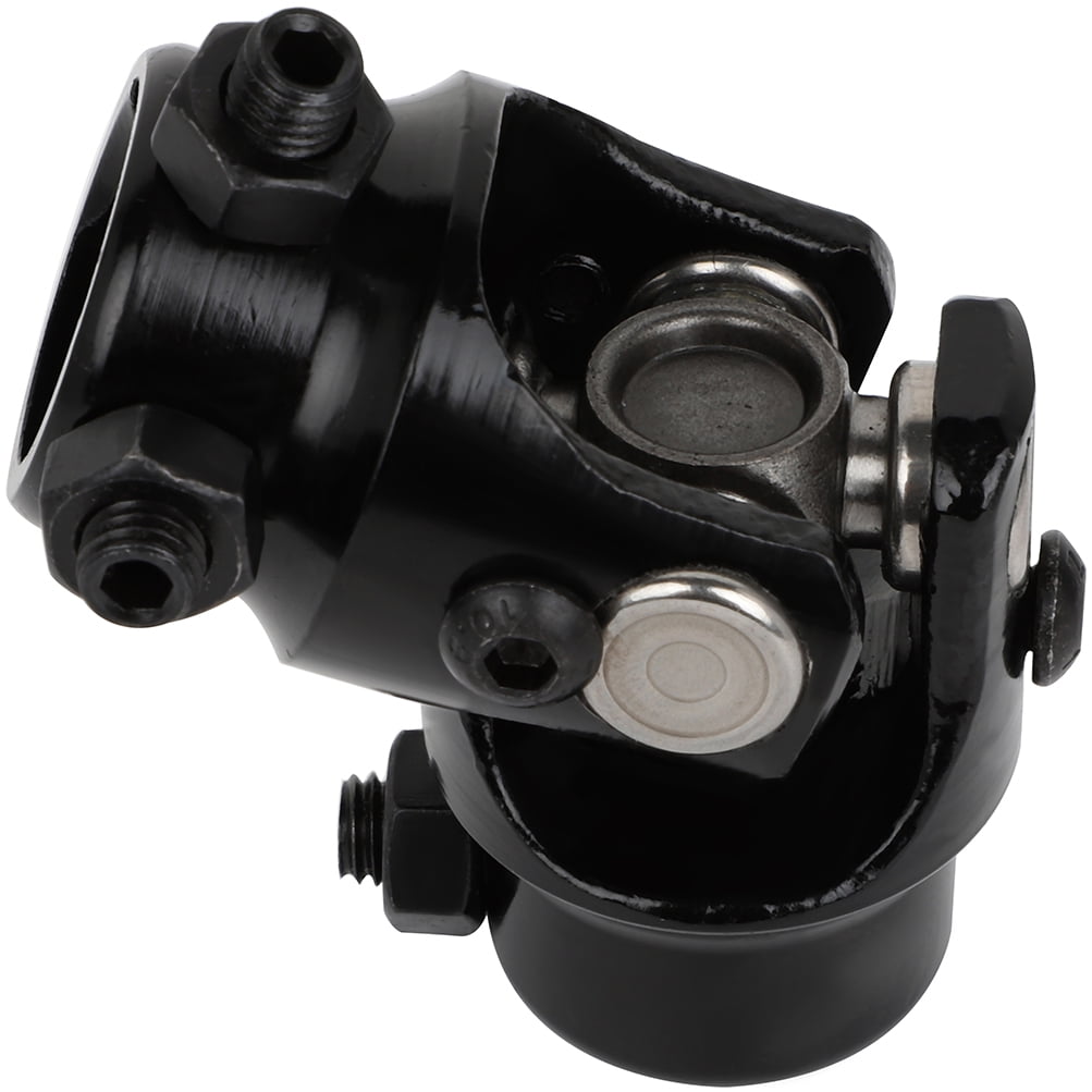 CCIYU Universal Steering U-Joints Shaft 35 Degree 1" DD X 3/4-30 Spline Black