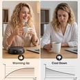 thumbnail image 7 of MQHOOB Electric Coffee Mug Warmer for desk, 35W Portable Cup Heater with 4 Temp Levels & 1-12H Timer, Smart Cup Warmer Gifts Accessories for Women Men Milk, Tea, Candle, 7 of 7