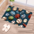 thumbnail image 5 of Baseball Indoor Carpet Kitchen Rug Office Mat - Polyester Non-Slip Machine Washable, 5 of 6
