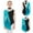 Light Blue, variant on TTAO Kids Girls Mesh Splice Gymnastic Leotard Ballet Dance Tutu Skirt Ballerina Clothes Figure Ice Skating Dress Purple 16