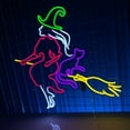thumbnail image 3 of Magician Neon Sign, Halloween Decor, Halloween Light Decor, 3 of 4