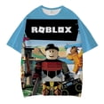 thumbnail image 2 of Roblox Sebneei T-shirt Été Décontracté Manches Courtes Imprimé 3D T-shirt de Thé Col Rond Imprimé Dessin Animé, 2 of 3
