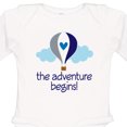 thumbnail image 4 of Inktastic The Adventure Begins Hot Air Balloon Boys Boys Long Sleeve Baby Bodysuit, 4 of 5