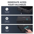 thumbnail image 3 of ABUKY Gun Safe for Pistols, Biometric Pistol Safe Firearm Quick-Access Safe, with Fingerprint Lock or Key Pad, Smart Handgun Safe Gun Lock Box for Home, Office, 3 of 8