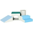 thumbnail image 1 of Qaba 4 Piece Foam Play Set for Toddlers and Children, Multicolor, 1 of 10