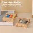 thumbnail image 7 of Dserhfy Sand Timer Set 1Min 3Min 5Min Hourglass 3-in-1 Desktop Sand Clock for Cooking Classroom Exercise Home Office Decoration, 7 of 7