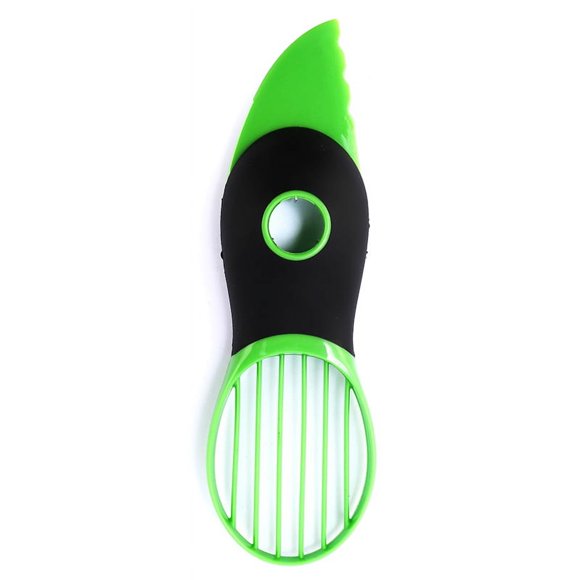 3 in 1 avocado slicer, green, multi-purpose