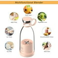 thumbnail image 4 of Portable Power Blender - Battery Powered Smoothie Mixer USB 350ml Pink—PA, 4 of 5