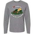 thumbnail image 3 of Inktastic I Heart Camping With My Grandpa with Hedgehog and Porcupine Long Sleeve T-Shirt, 3 of 5