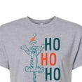 thumbnail image 3 of Disney Winnie The Pooh - Tigger Christmas Ho Ho Ho - Juniors Cropped Cotton Blend T-Shirt, 3 of 5