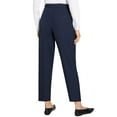 thumbnail image 2 of Theory womens  Pleated Taper Wool-Blend Pant, 6, Blue, 2 of 3