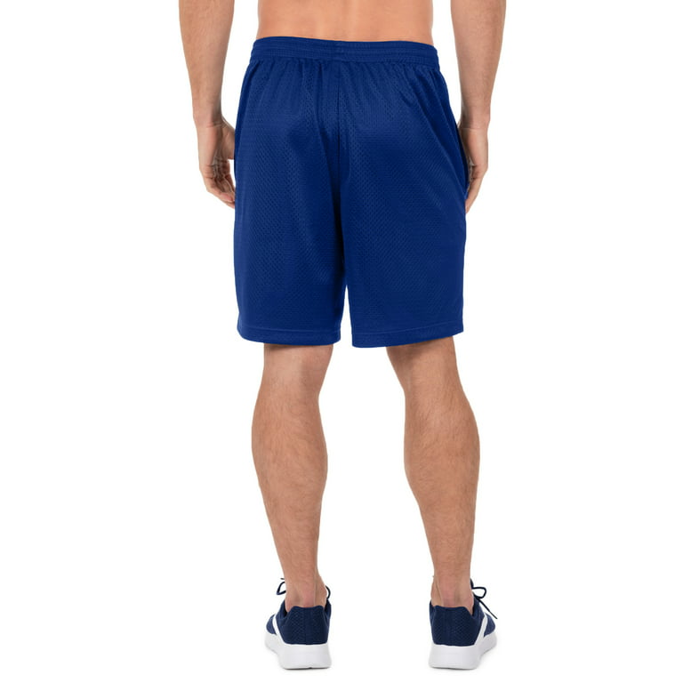 Athletic Works Men's and Big Men's 8 Active Rice Hole Mesh Shorts, up to  5XL