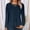 Dark Blue, variant on Black*Friday Discounted Items under $5 GaThRRgYP Off the Shoulder Tops for Women,Women's Summer Casual Tops Round Neck,Women's Solid Color Crew-Neck Lace Patchwork Long-Sleeved Loose Tops Dark Blue S