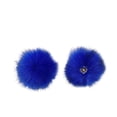 thumbnail image 1 of Bearachild Bolas de piel de zorro pompones DIY sombreros de invierno bufanda Skullies de punto DIY manualidades hechas a mano fiesta Navidad ropa de felpa Artesanía azul real Bearachild HA059883-10, 1 of 6