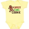 thumbnail image 3 of Inktastic Cutest Little Cookie Cute Christmas Gingerbread Man Boys or Girls Baby Bodysuit, 3 of 5
