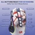 thumbnail image 4 of Mouse Gamer Redragon M612AK PRO RGB 8000 DPI con Cable/Inalámbrico, 4 of 9