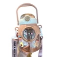 thumbnail image 2 of Cute Straw Cup High Appearance Universal Strap Kids Water Bottle Space Capsule Plastic Cup Large Capacity Kettle - 1PC, 2 of 3