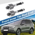 thumbnail image 2 of Unique Bargains 2pcs Front Inner Tie Rod Ends Kit Suspension Steering Tie Rod End for Acura TL for Acura TSX No.EV80210, 2 of 6