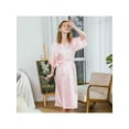 thumbnail image 5 of Luxsea Ladies New Imitation Silk Casual Nightgown And Home Wear Pure Color Pajamas Robe, 5 of 6