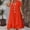 *Red, variant on ClodeEU Women's V Neck Short Sleeve Linen Blend Swing Dress,Casual Loose Tunic Midi Dress Black,Women's Plus L