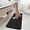 Black, variant on Memory Foam Bath Mat,47" x 17",Ultra Soft and Non-Slip Bathroom Rugs,Water Absorbent and Machine Washable Bath Rug Runner for Bathroom,Shower,and Tub,Black