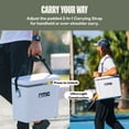thumbnail image 4 of RTIC 16 Qt 20-Can Road Trip Ice Chest Cooler, White & Grey, 4 of 8