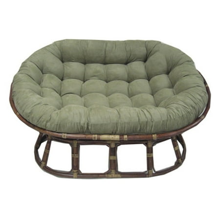 Blazing Needles 78 x 58 in. Oversize Double Papasan Micro Suede Cushion
