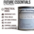 thumbnail image 4 of Future Essentials Long Grain White Rice 6 Pack (#2.5 Cans, 24 oz Each) – 25 Year Shelf Life Emergency Food, USA Grown Vacuum-Sealed Rice for Long-Term Storage & Preparedness, 4 of 9